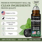 Peppermint Essential Oil Roll On – Cooling Aromatherapy Peppermint Oil - Image 4