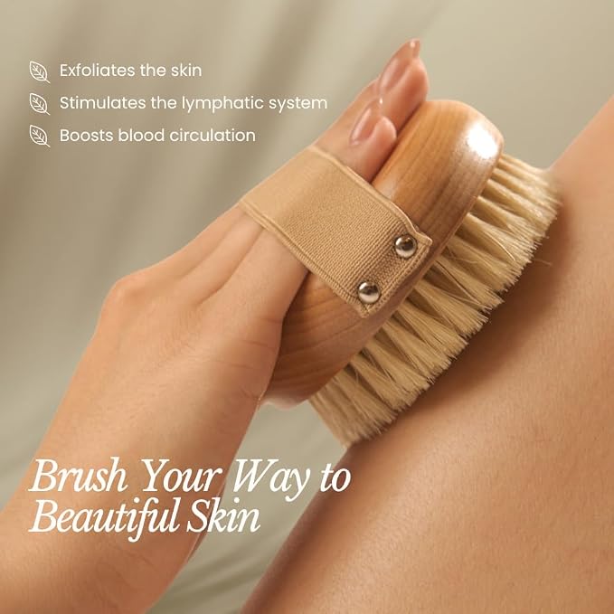 Bare Botanics Dry Body Brush for Lymphatic Drainage - Image 2