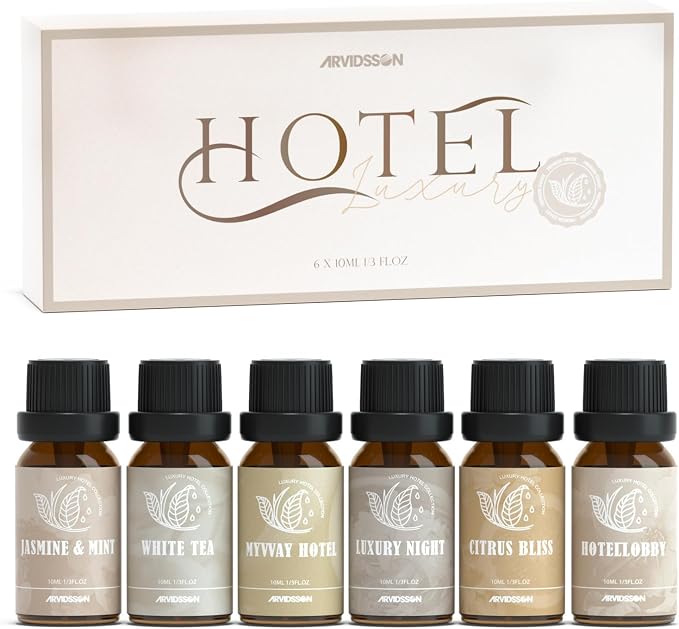 ARVIDSSON Hotel Diffuser Oils Gift Set, Hotel Essential Oils by ARVIDSSON