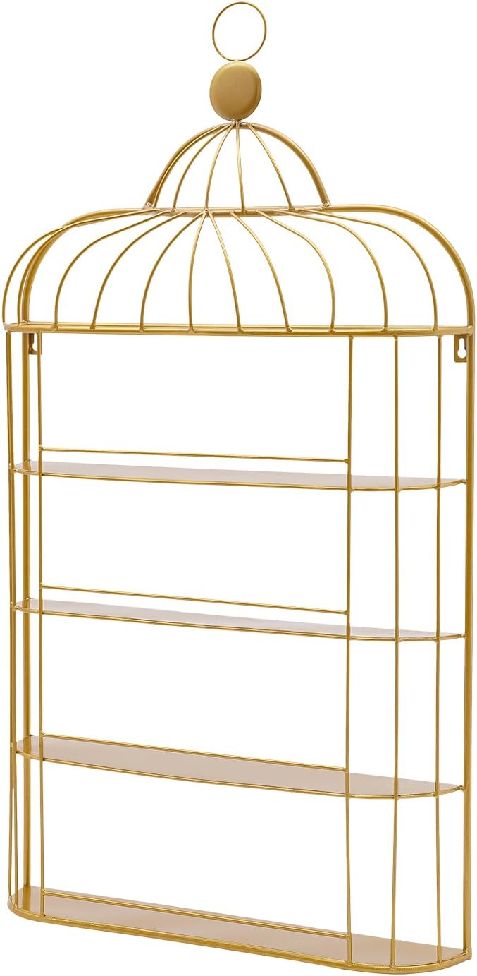 Nail Polish Organizer Wall Mounted, 4-Tier Nail Polish Storage Rack, Metal Nail - Image 7