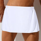 Men Boys Soft Wearable Bath Towel Short Pants Adjustable Mircofiber Towel - Image 4