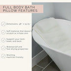 Bathtub Tray and Full Body Bath Pillow Set - Image 5