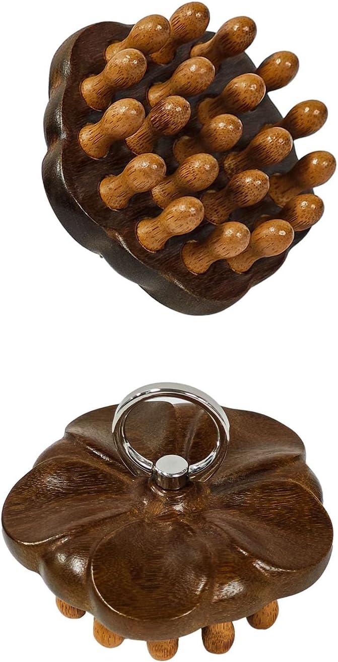 Wooden Scalp Massager, Manual Scalp Massage Comb by Unknown