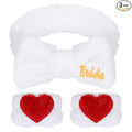 Bridal Print Plush Wash Face Headband by Miroksh