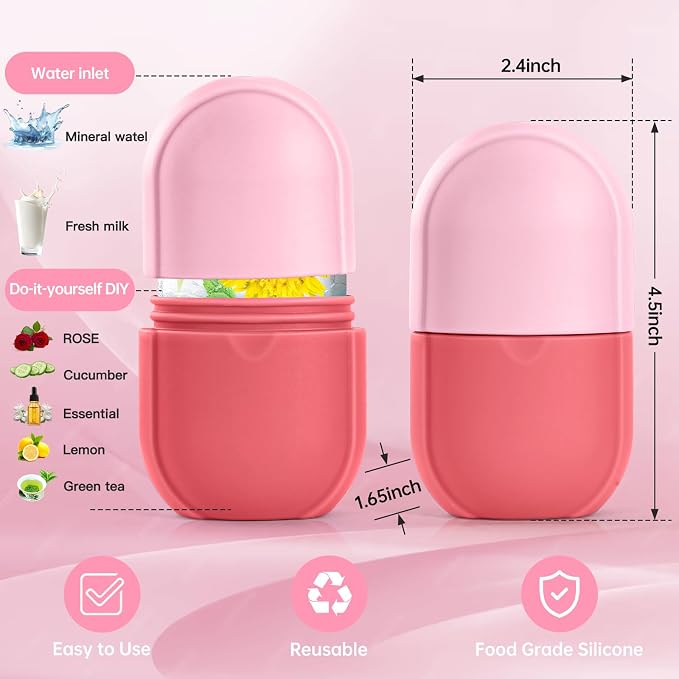 Ice Roller for Face and Eye, Ice Face Roller, Aesthetic Skin Care Tools Gifts - Image 3