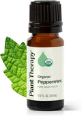 Plant Therapy Organic Peppermint Essential Oil 10 mL, 100% Pure, USDA Certified by PlantTherapy