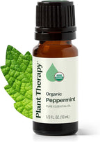 Plant Therapy Organic Peppermint Essential Oil 10 mL, 100% Pure, USDA Certified by PlantTherapy