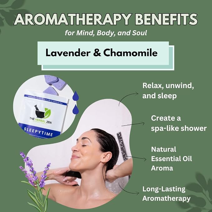 Sleepytime Lavender Shower Steamers Aromatherapy 10 Pack - Image 3