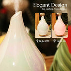 Porseme 150ml Essential Oil Diffuser Glass Color Changing Aroma Air Diffusers - Image 7