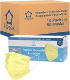 Litepak 500pcs Premium Disposable Face Mask SOFT 3ply Nose Wire - Image 5