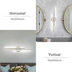EDISLIVE Dimmable Modern LED Vanity Light Fixtures Bathroom Vanity Wall Lighting - Image 2