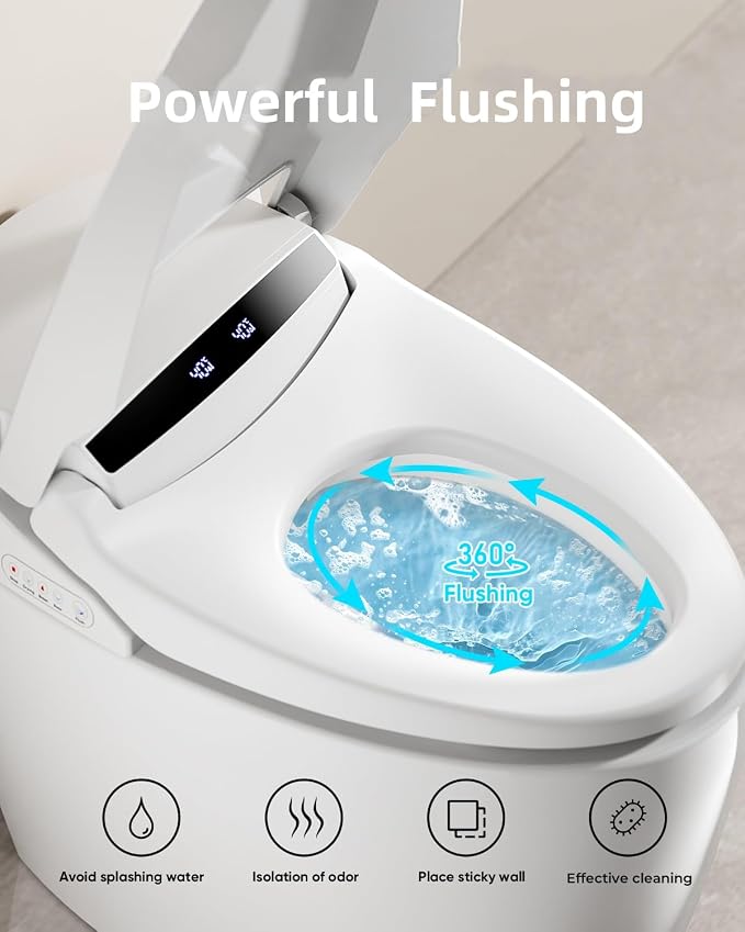 TDH Smart Toilet, Tankless Toilets - Image 7