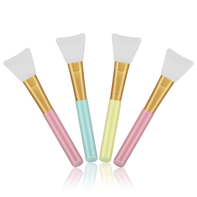 Cuttte 4pcs Silicone Face Mask Applicators, Flexible Facial Mud Masks Applicator by Cuttte