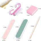 5-Piece Disposable Manicure Kit, Bulk Mini Nail Care Set - Image 3