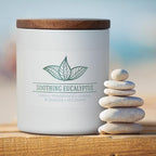 Carolina Soothing Eucalyptus Scented Candle, 16 oz Wellness Relaxing - Image 4