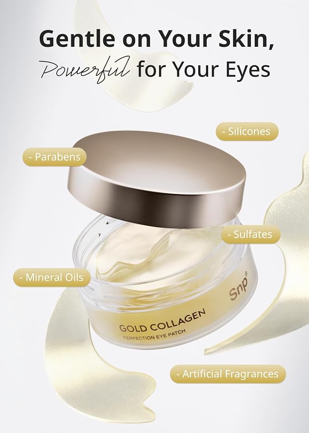SNP 125Da Collagen + 24K Gold Perfection Eye Patch | Nourishing Under Eye - Image 7
