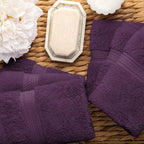 Superior Egyptian Cotton Pile Face Towel/Washcloth Set of 6, Ultra Soft Luxury - Image 8