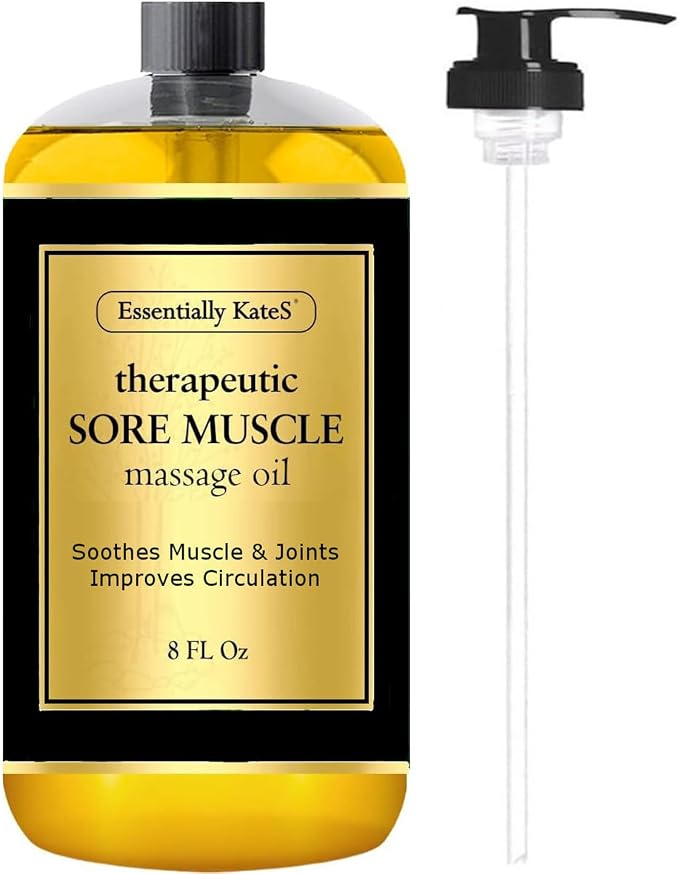 Essentially KateS Sore Muscle Massage Oil 8 Fl Oz by EssentiallyKateS