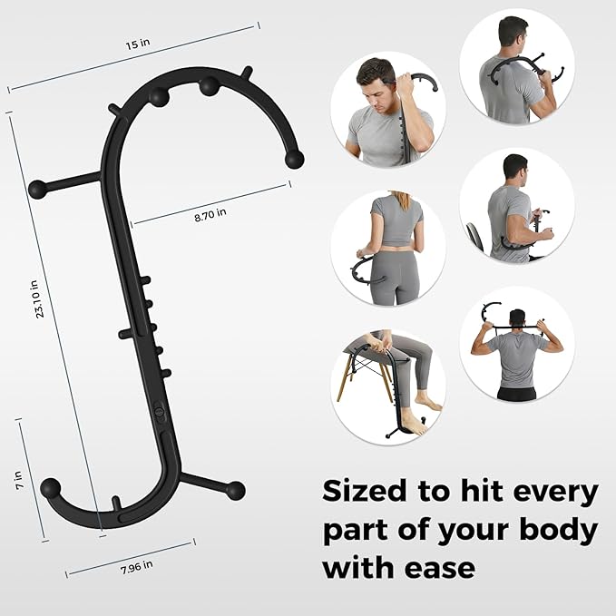 Detachable Trigger Point Massage Cane, One-Click Disassembly Massage Hook - Image 5
