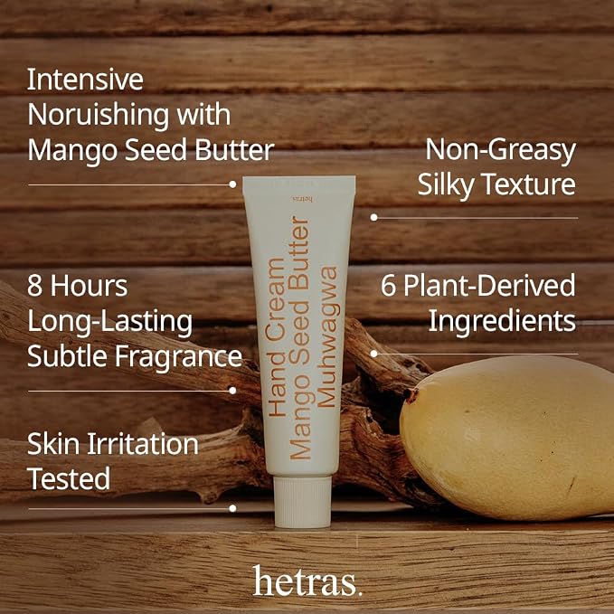 hetras. Perfume Hand Cream 1.69 oz., Muhwagwa - Image 2
