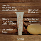 hetras. Perfume Hand Cream 1.69 oz., Muhwagwa - Image 2