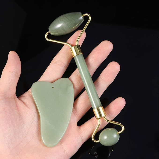 rosenice Jade Beauty Vessel Gua Sha Massage Tool Set - Image 8