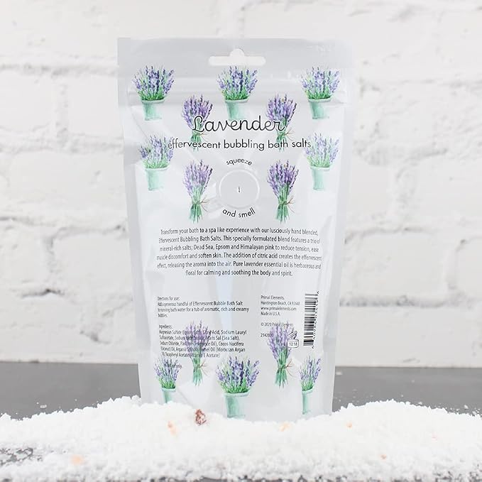 Primal Elements Detoxifying Sea Salt Soak, Bubbling Aromatherapy Salts - Image 3
