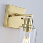 1-Lights Gold Bathroom Light Fixture, Brushed Brass Vanity Light - Image 5