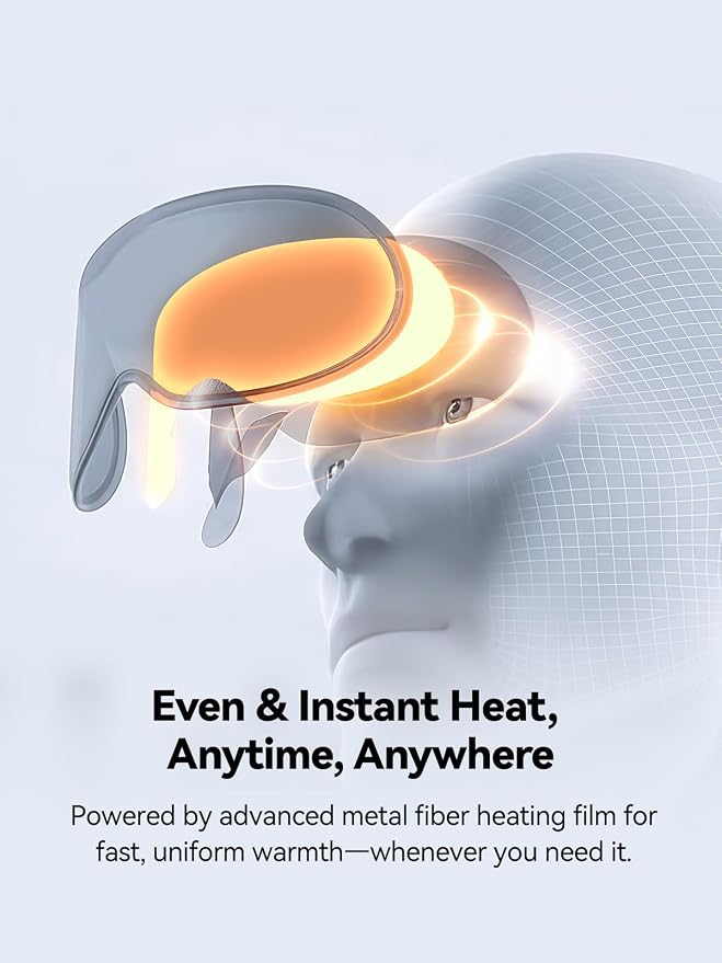 USB Heated Eye Mask for Dry Eyes & Tired Eyes, Warm Compress Therapy - Image 5