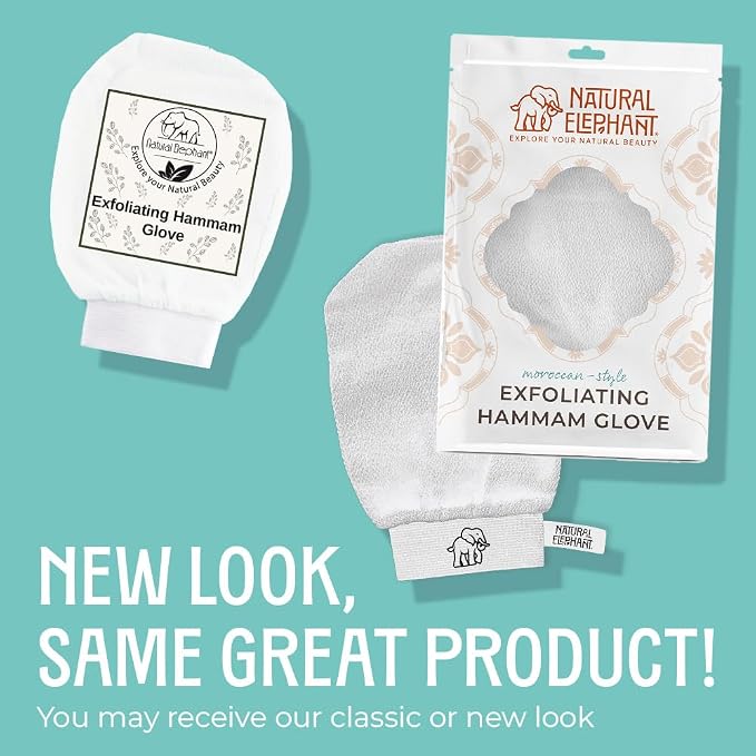 Natural Elephant Exfoliating Hammam Glove | Authentic Moroccan Kessa Body Scrub - Image 7