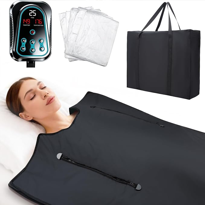 GENERAL ARMOR Dual-Zone Far-Infrared Sauna Blanket by GENERALARMOR