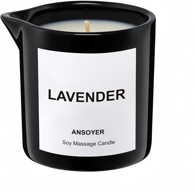 Massage Oil Candle, Ultra Hydrating Body Care by ANSOYER