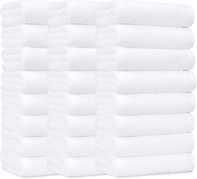 Amazon Basics Soft and Thick Cotton Hand Towels by AmazonBasics