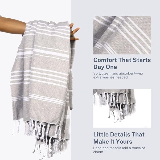 Cotton Turkish Beach Towel - Image 7