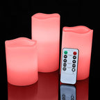 JUNPEI Flameless Led Battery Operated Candles: Flickering Electric Candles 4" - Image 2