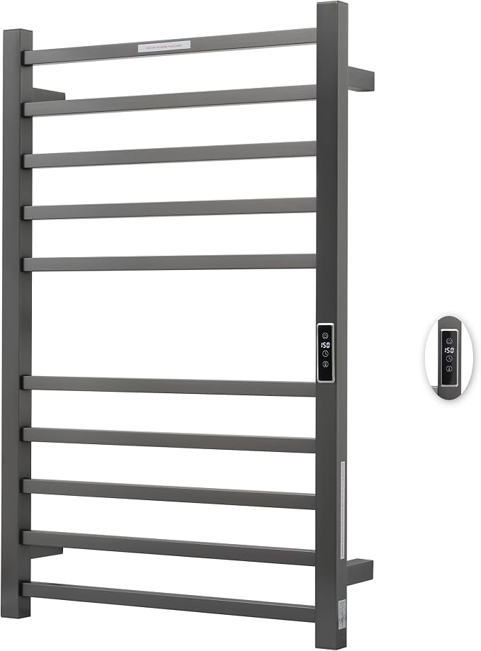 Heated Towel Racks for Bathroom, Wall Mounted Electric Towel Warmer Racks by BLARALA