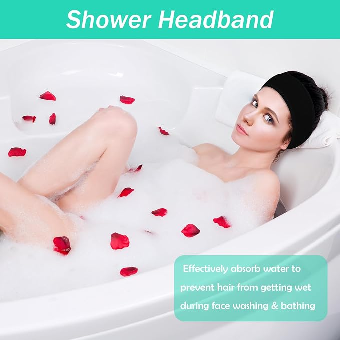 3 Pack Facial Spa Headband for Women - Image 8