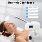 Professional Facial Steamer, Hot Mist Spray & Ozone, LCD Touch Screen & Timer - Image 5