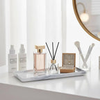 Bathroom Counter Organizer, 9.3"x3.7" Ceramic Bathroom Tray, Rectangle - Image 4