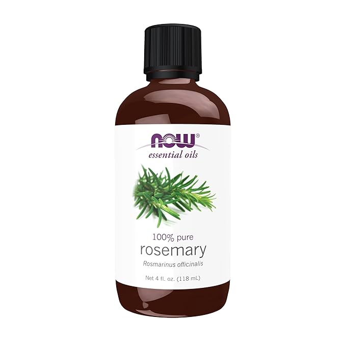 NOW Essential Oils, Rosemary Oil, Purifying Aromatherapy Scent, Steam Distilled by NOW