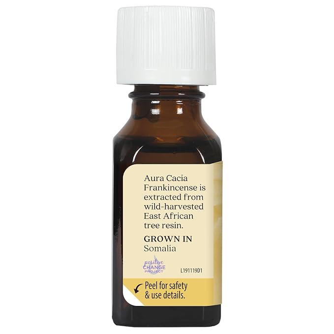Aura Cacia Essential Oil, Meditative Frankincense, 0.5 Fluid Ounce, Packaging - Image 18