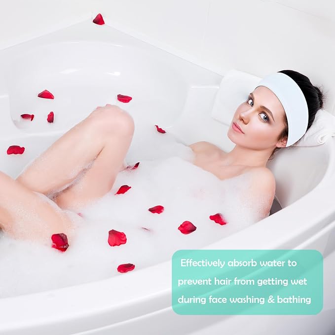 3 Pack Facial Spa Headband for Women - Image 8