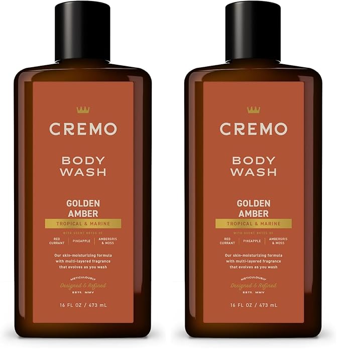 Cremo Body Wash Men, Notes of Red Currant, Ambergris and Moss, Rich-Lathering by CremoCompany