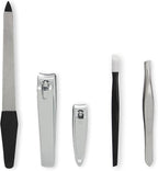 Amazon Basics 5-Piece Nail Care Grooming Kit, Manicure Pedicure Set - Image 3