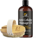 Anti Cellulite Massage Oil and Firm Dry Brush Kit | Collagen & Stem Cell Skin - Image 4