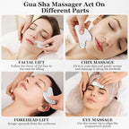 URAQT Stainless Steel Gua Sha Facial Tools Guasha Tools - Image 5