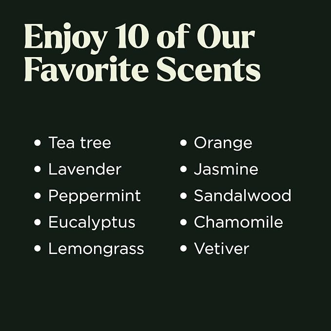 Lagunamoon Essential Oils Set, 10 Piece Aromatherapy Oil in Portable Bag - Image 8