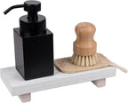 zoocatia Small Wood Tray Pedestal Stand Farmhouse Bathroom Decor Decorative - Image 8
