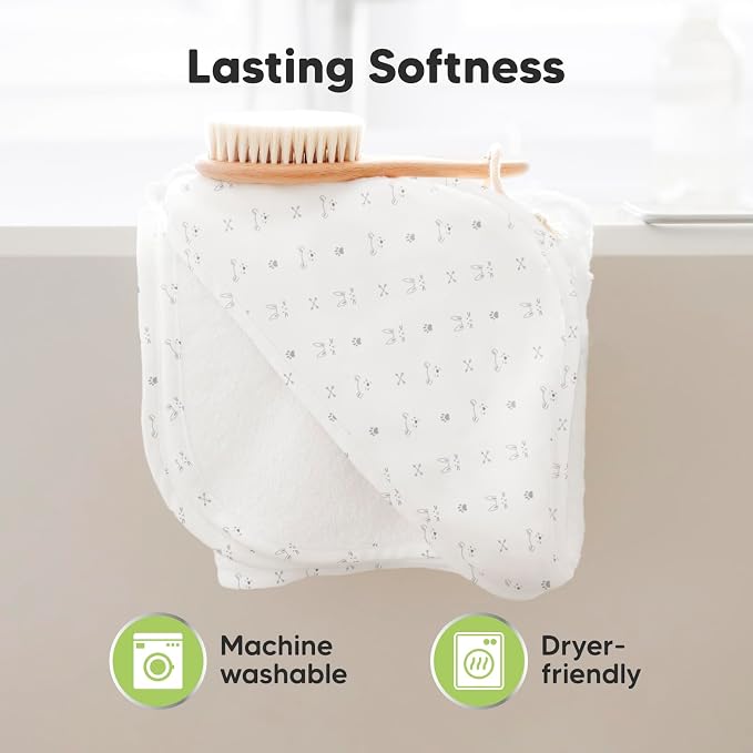 KeaBabies Hooded Baby Towel for Newborn - Image 6
