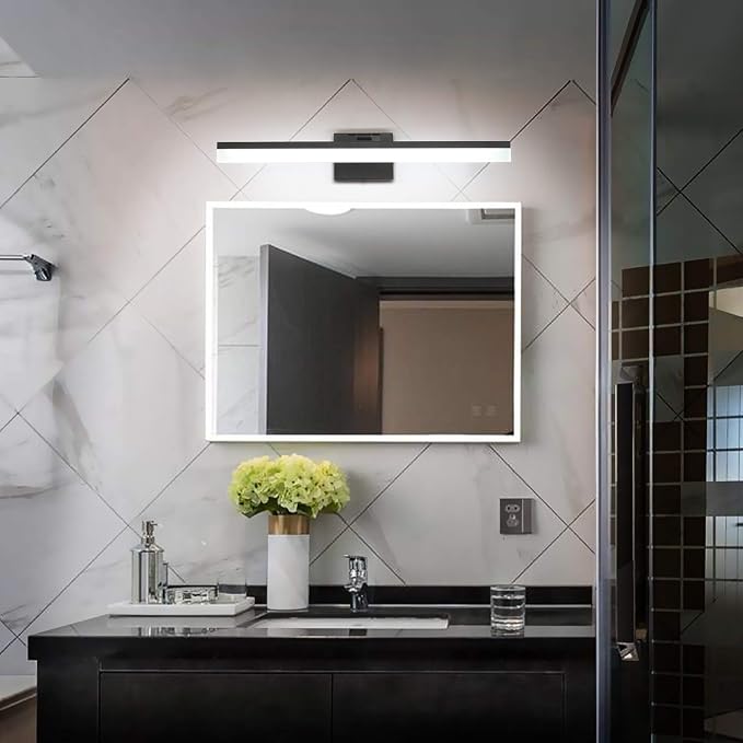 SOLFART Dimmable Black Vanity Light Bar Lighting Fixtures Modern Bathroom Light - Image 12